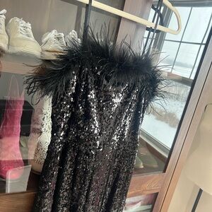 Black Sequin Jumpsuit 🖤